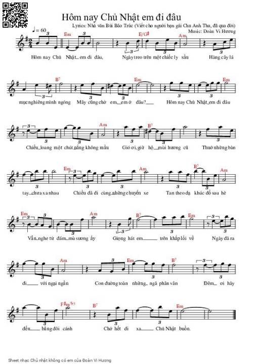 Chủ nhật không có em