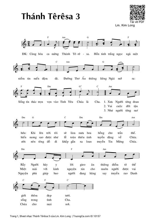 Thánh Têrêsa 3 - Lm. Kim Long