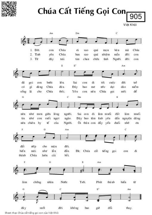 Chúa cất tiếng gọi con