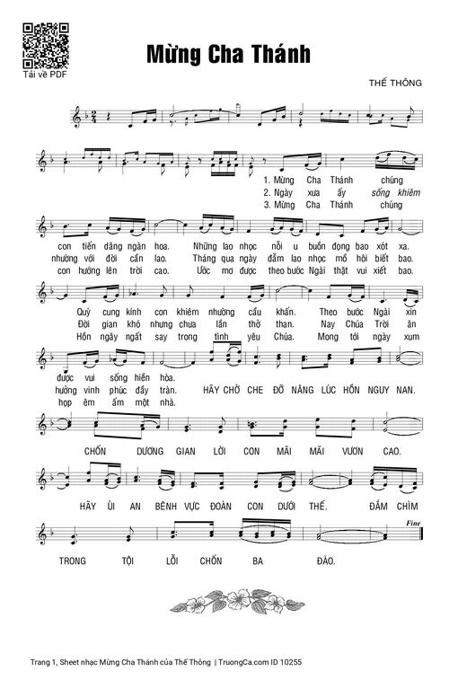 Mừng Cha Thánh - Thế Thông
