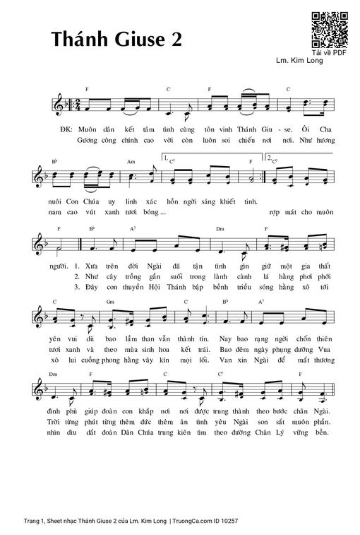 Thánh Giuse 2 - Lm. Kim Long