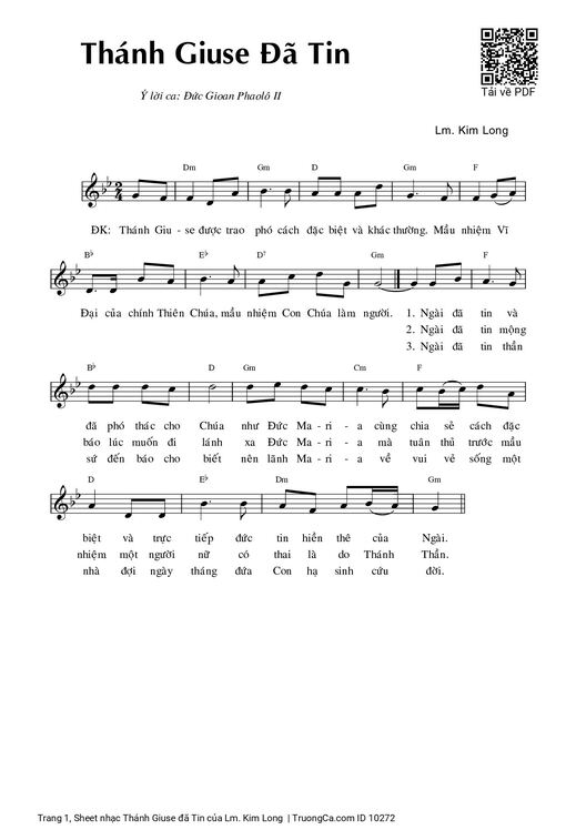 Thánh Giuse đã Tin