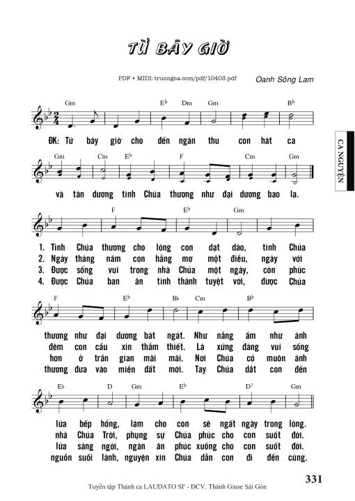 Từ Bây Giờ - Oanh Sông Lam