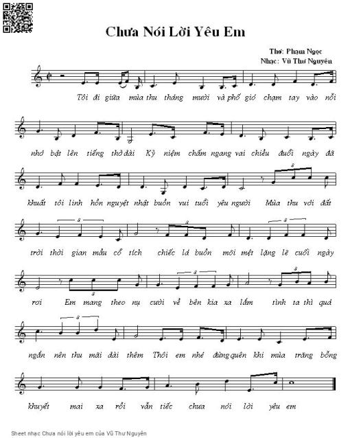 Chưa nói lời yêu em