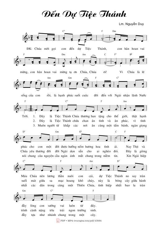 Đến Dự Tiệc Thánh