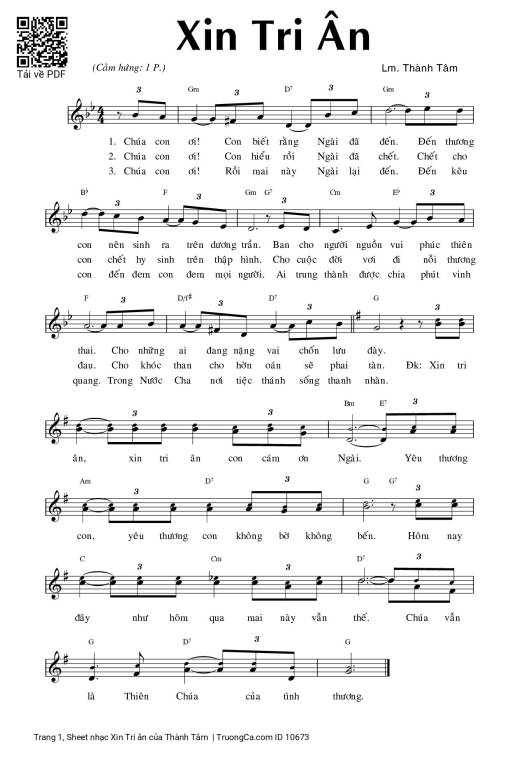 Xin Tri ân - Thành Tâm