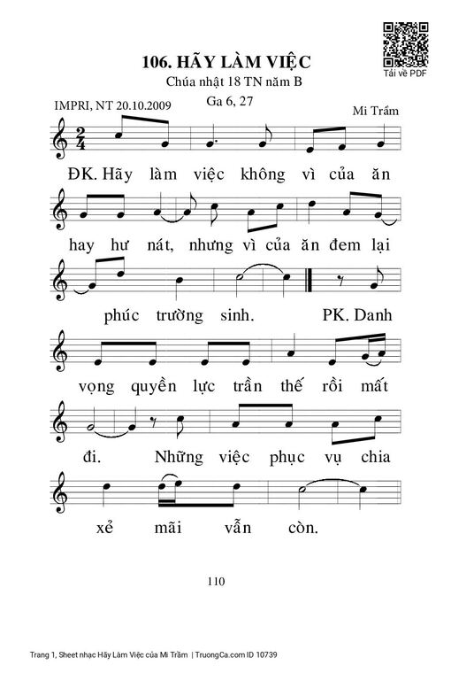 Hãy Làm Việc - Mi Trầm