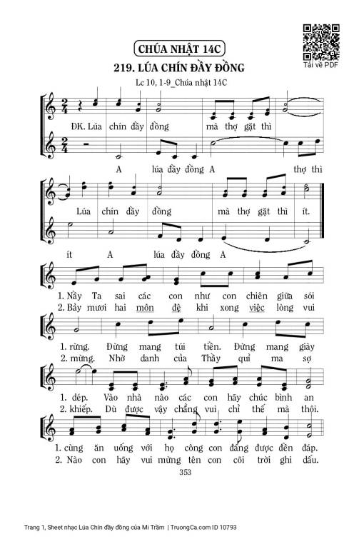 Lúa Chín đầy đồng