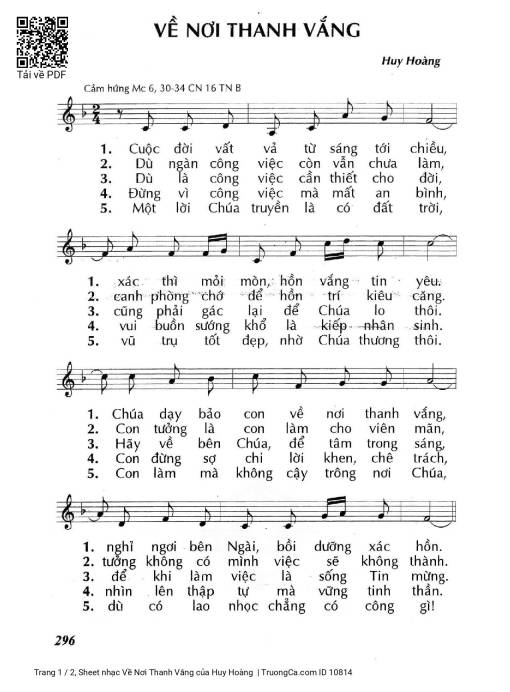 Về Nơi Thanh Vắng