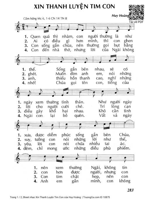 Xin Thanh Luyện Tim Con