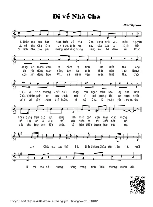 đi Về Nhà Cha - Thái Nguyên