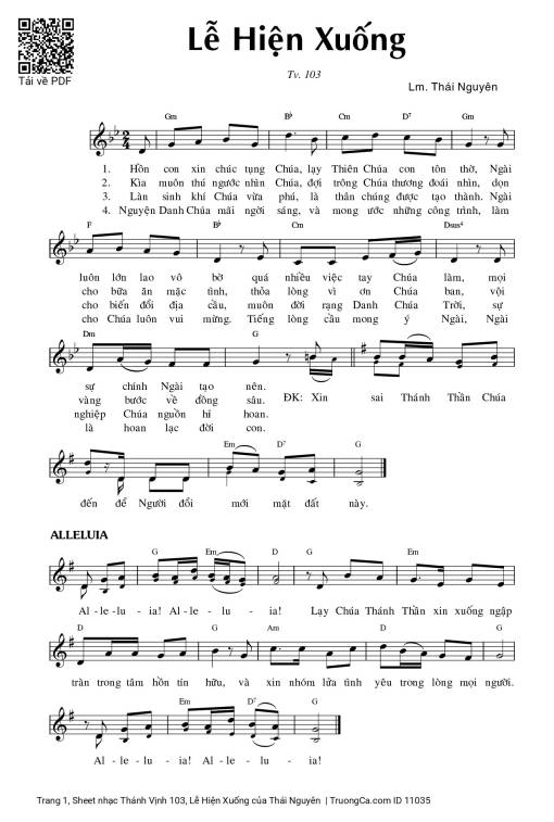 Thánh Vịnh 103, Lễ Hiện Xuống