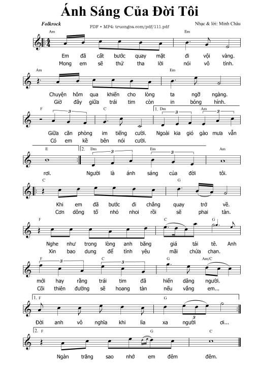 Ánh sáng của đời tôi