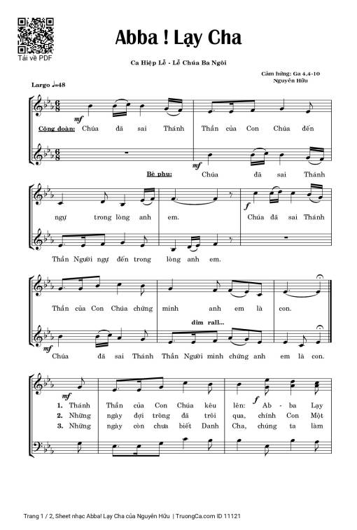 Abba! Lạy Cha - Nguyên Hữu