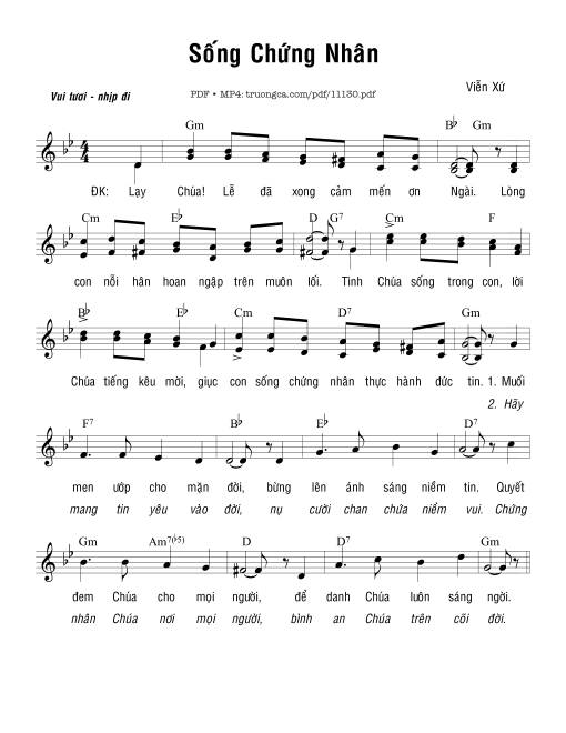 Sống Chứng Nhân