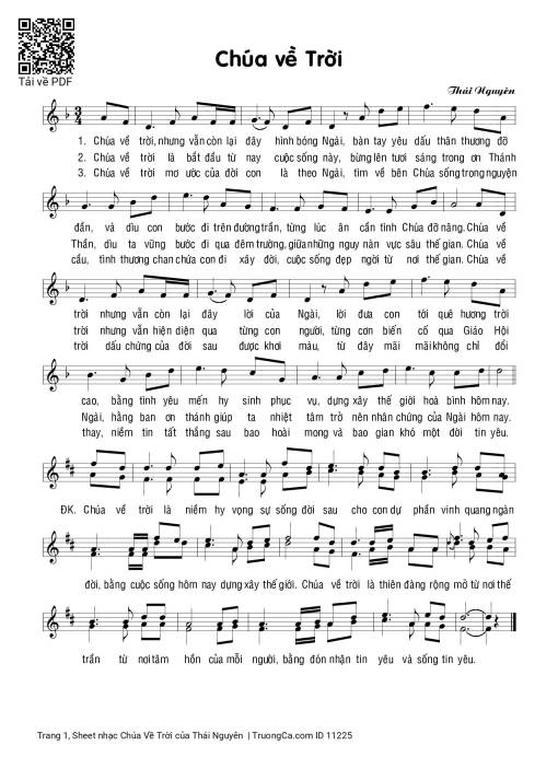 Chúa Về Trời - Thái Nguyên