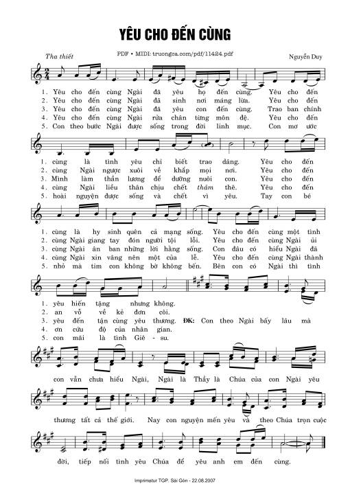 Yêu Cho đến Cùng