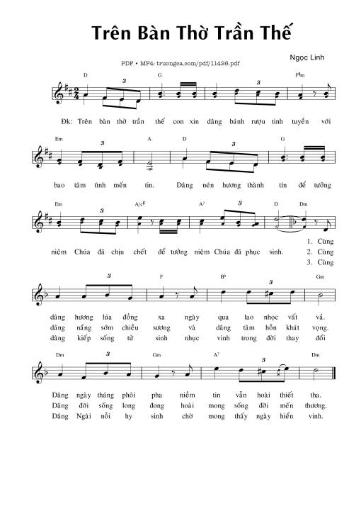 Trên Bàn Thờ Trần Thế