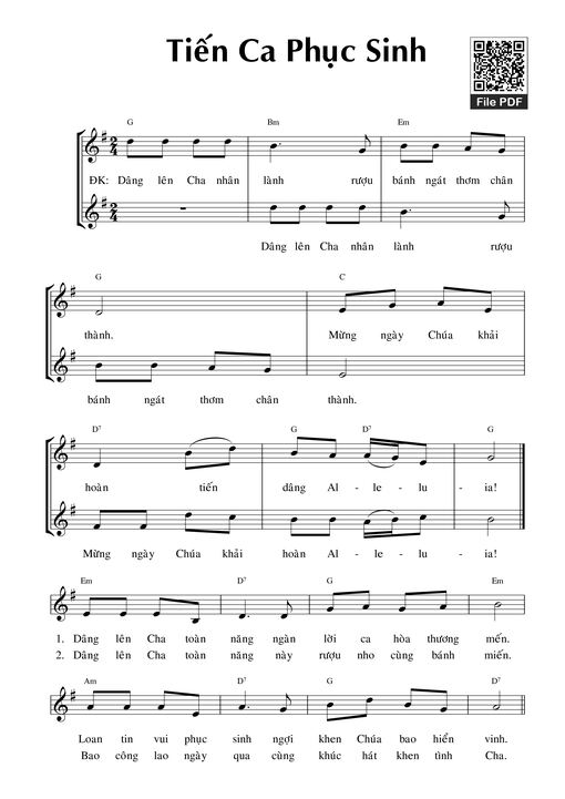 Tiến Ca Phục Sinh