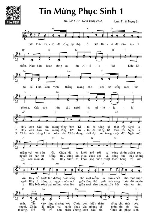 Tin Mừng Phục Sinh 1
