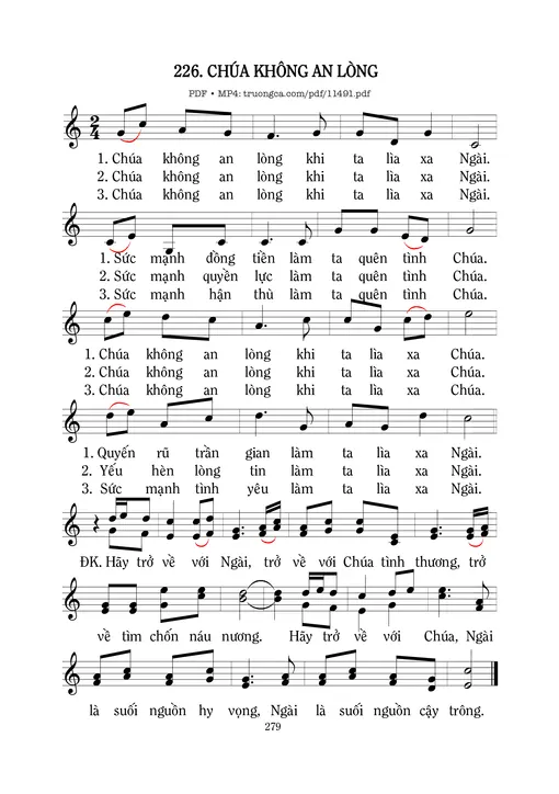 Chúa Không An Lòng