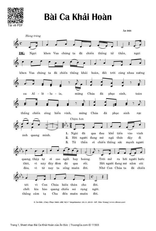 Bài Ca Khải Hoàn