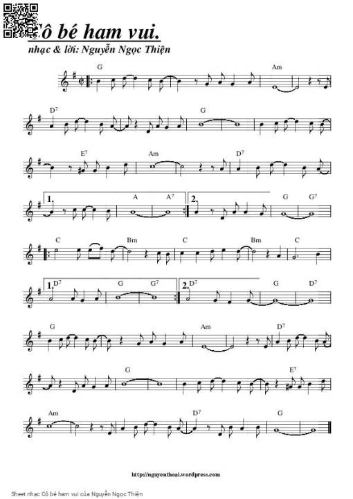 Cô bé ham vui - Nguyễn Ngọc Thiện