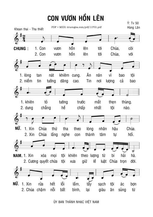 Thánh Vịnh 50, Con Vươn Hồn Lên