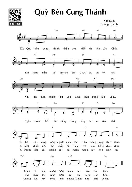 Quỳ Bên Cung Thánh