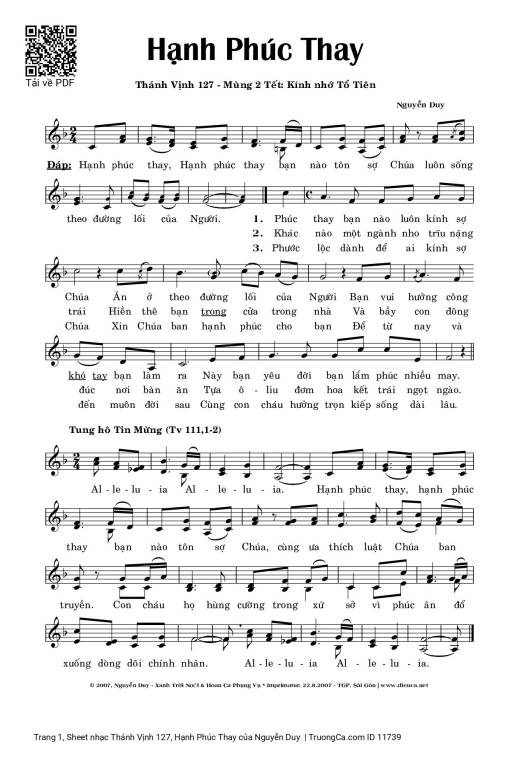 Thánh Vịnh 127, Hạnh Phúc Thay