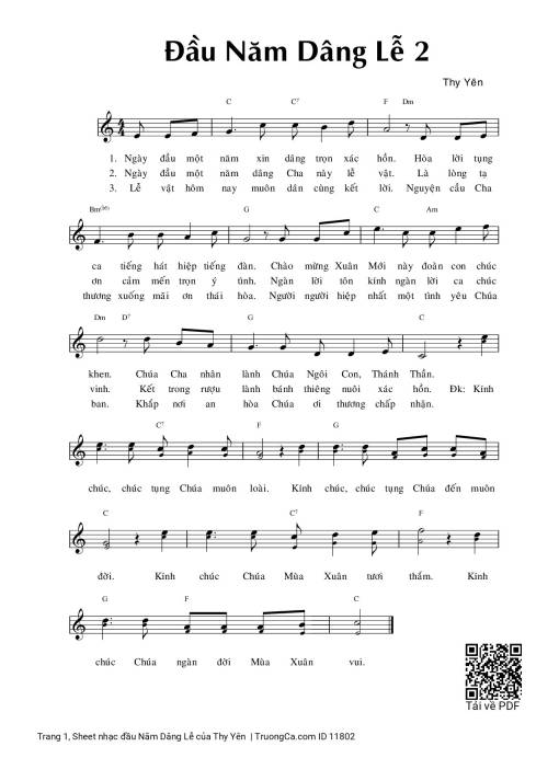 đầu Năm Dâng Lễ