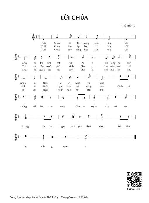 Lời Chúa - Thế Thông