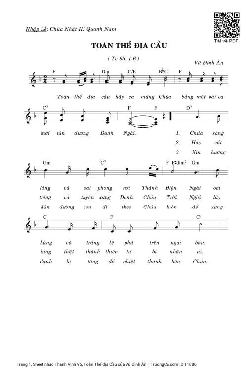 Thánh Vịnh 95, Toàn Thể địa Cầu