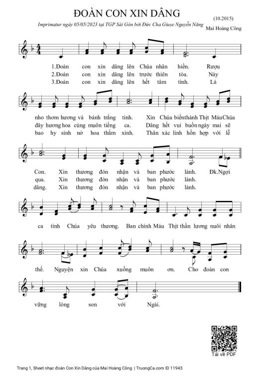 đoàn Con Xin Dâng