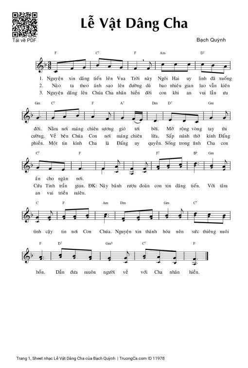 Lễ Vật Dâng Cha