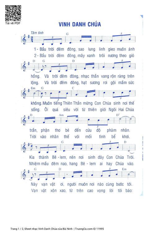 Vinh Danh Chúa - Bùi Ninh