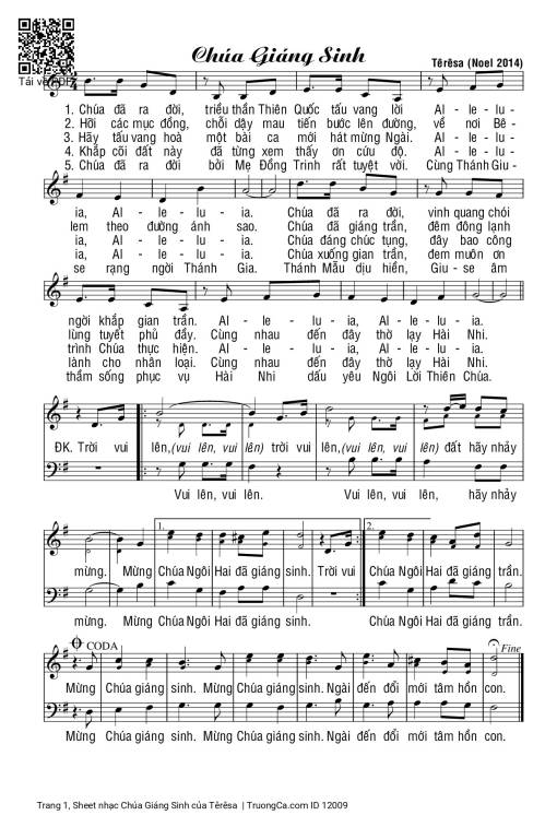 Chúa Giáng Sinh - Têrêsa