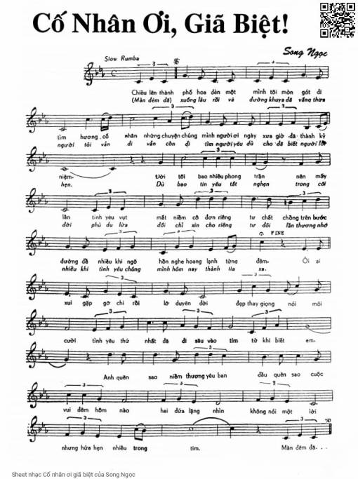 Cố nhân ơi giã biệt