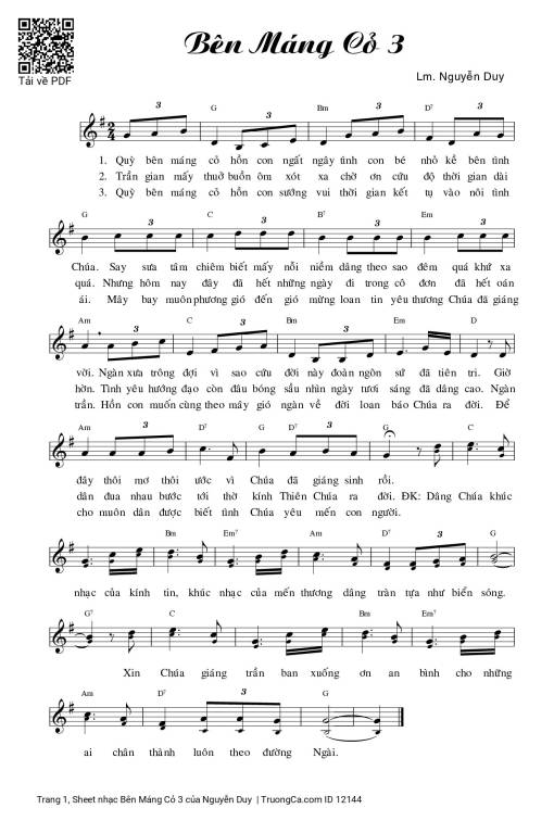 Sheet PDF of Bên Máng Cỏ 3