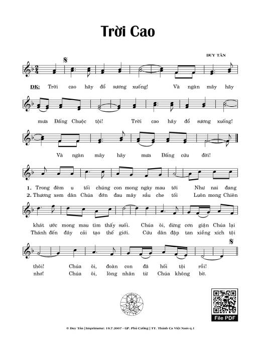 Trời Cao - Duy Tân