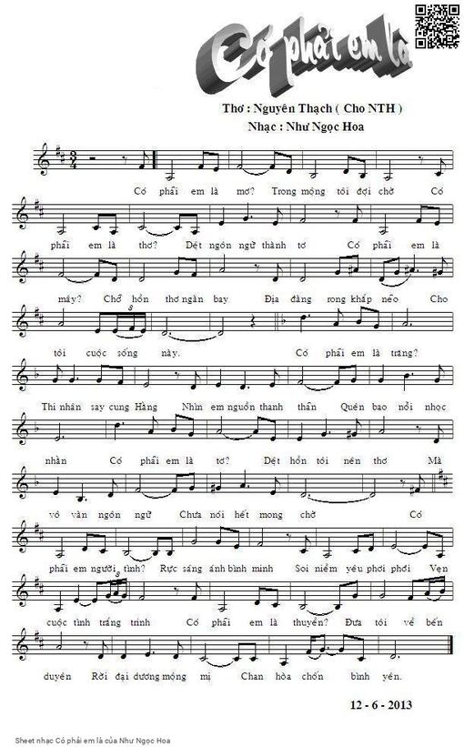 Có phải em là - Như Ngọc Hoa