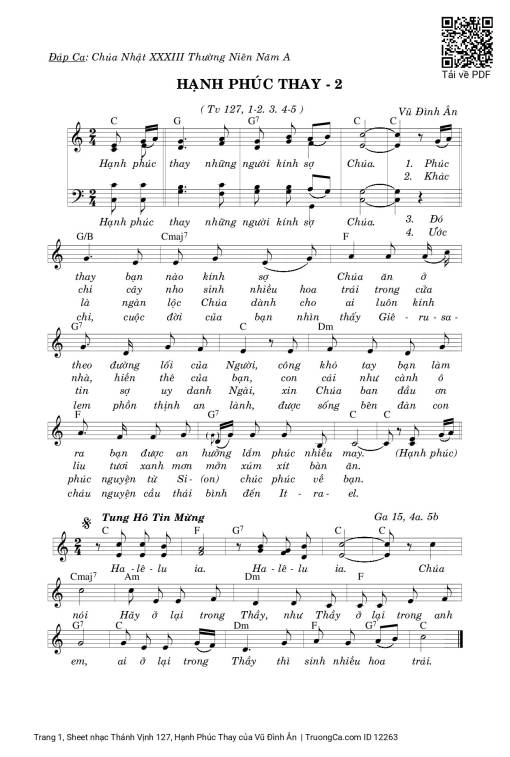 Thánh Vịnh 127, Hạnh Phúc Thay