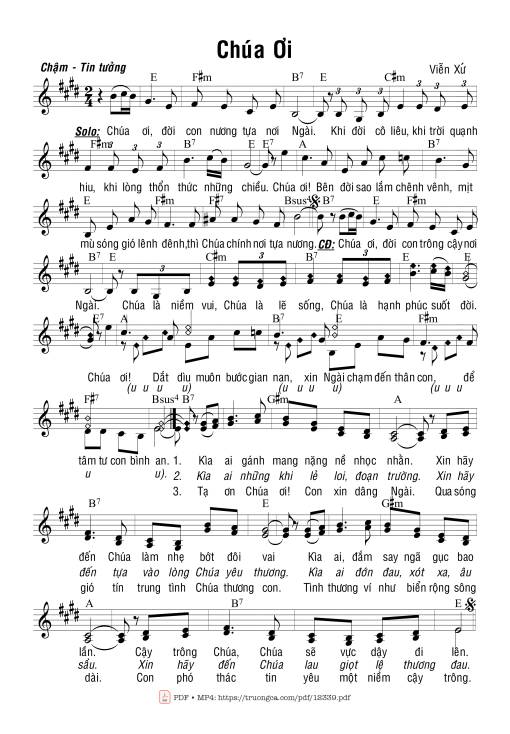 Chúa ơi - Viễn Xứ