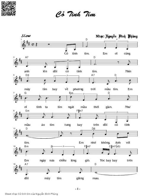 Cỏ tình tím - Nguyễn Đình Phùng