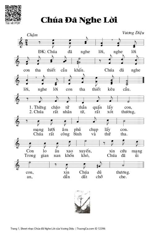 Chúa đã Nghe Lời