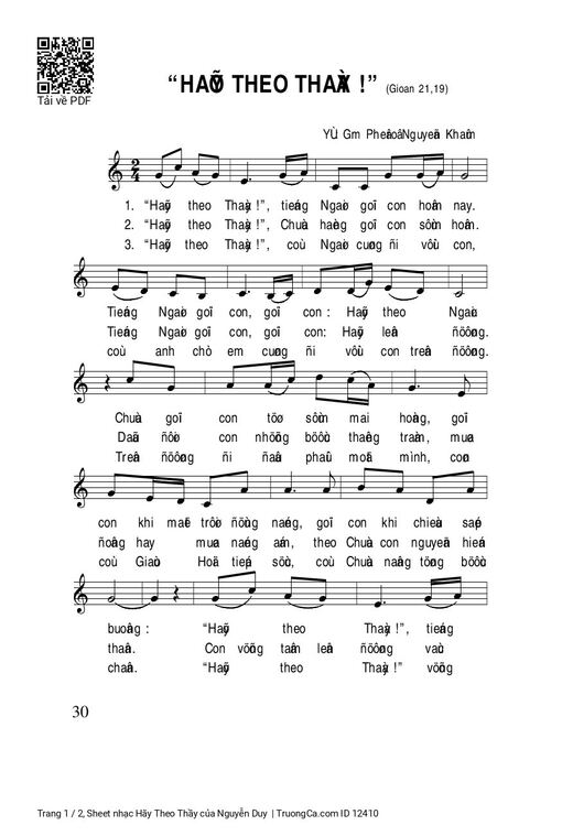 Hãy Theo Thầy - Nguyễn Duy