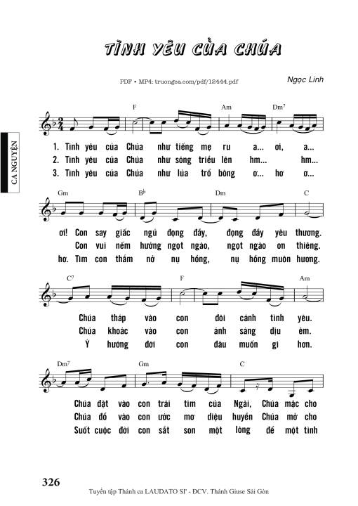 Tình Yêu Của Chúa