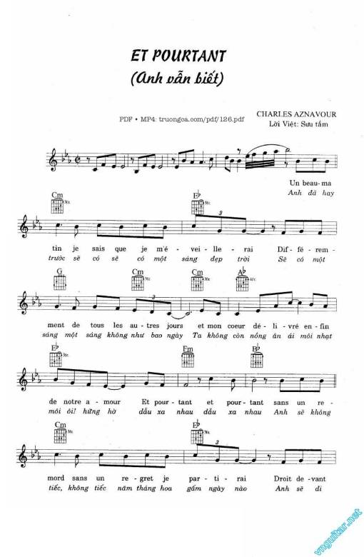 Anh vẫn biết (Et pourtant)