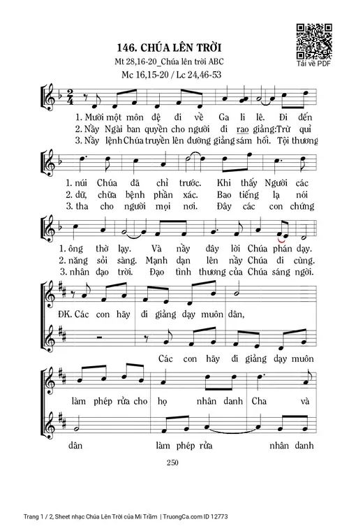 Chúa Lên Trời - Mi Trầm