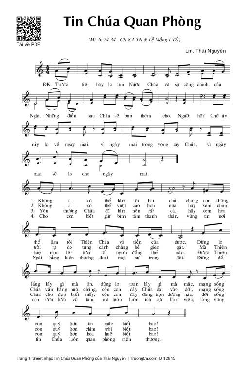 Tin Chúa Quan Phòng